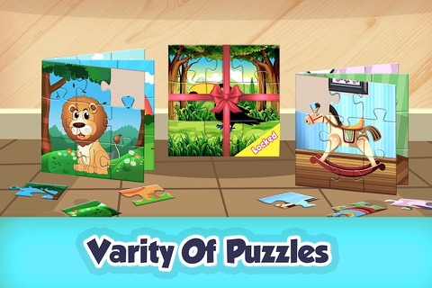 Kids Animals Jigsaw Puzzles – My First Educational Puzzles Game for Learning Animals, Birds, Fruits and Vegetable screenshot 2