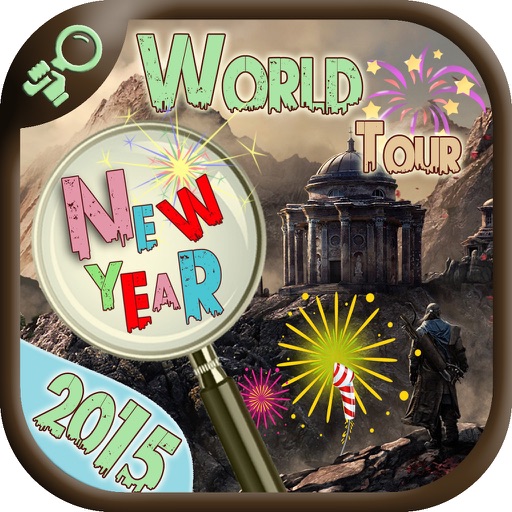 New Year 2015 : World Tour Hidden Object icon