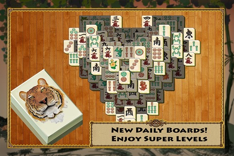 Mahjong Bengal Tiger Adventure - Summer Majong Quest Deluxe screenshot 3