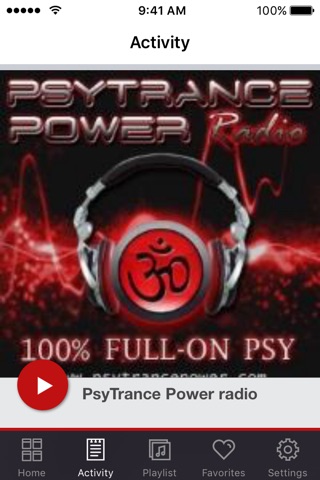 PsyTrance Power radio screenshot 2