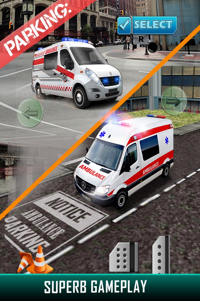 911 Emergency Ambulance Rescue Operation - Patients City Hospital Delivery Sim screenshot 3