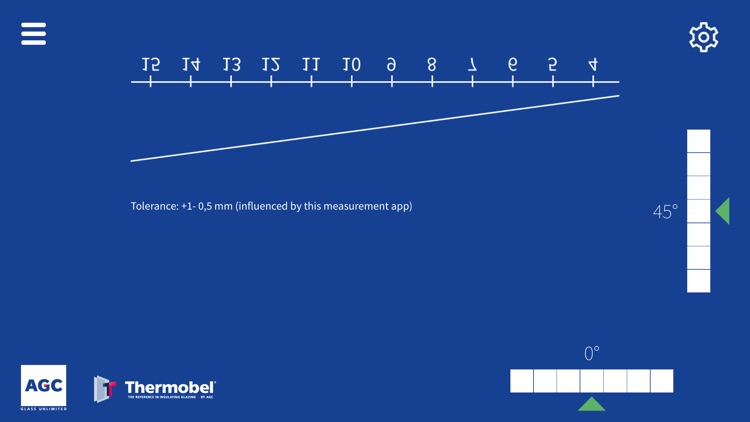 AGC Glass Measurement App