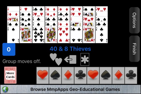 Forty & Eight Solitaire screenshot 2