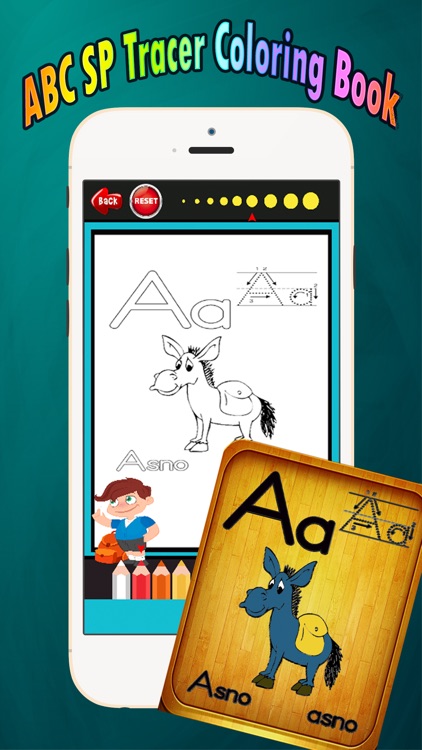 ABC Coloring Book: learn spanish coloring pages preschool games free for kids and toddler any age