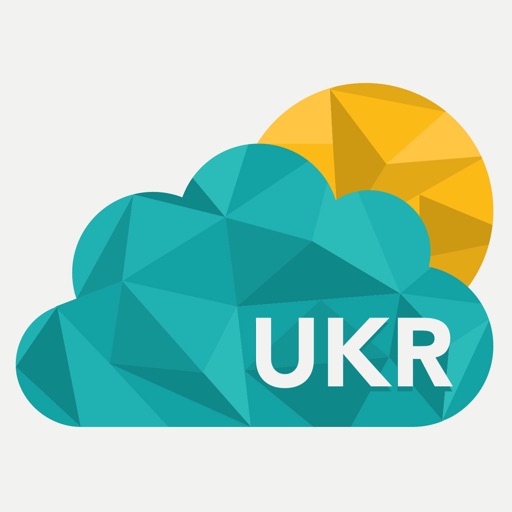 Ukraine weather forecast, climate icon