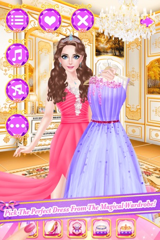 Princess Makeover Date: Beauty Spa and Dress Up Game For Kids screenshot 4