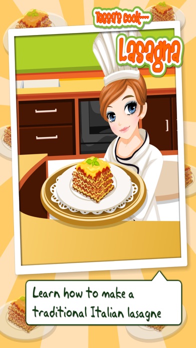 How to cancel & delete Tessa’s Cooking Lasagne– learn how to bake your Lasagne in this cooking game for kids from iphone & ipad 1