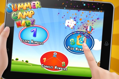 Summer Camp Kids: Alphabets Numbers & Shapes Learning Game for Kids screenshot 2