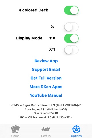 Holdem Signs Pocket light screenshot 3