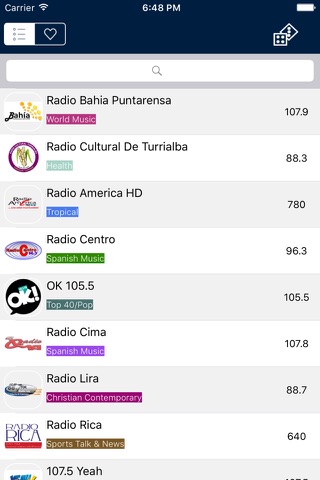 Radio Costa Rica - FM / AM screenshot 3