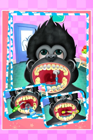 Crazy Gorilla Teeth Doctor - Doctor Game for Family screenshot 3