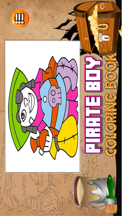 Pirate Boy Coloring Book - All In 1 Adventures & treasure coloring pages Draw, Paint And Color Games HD For Kid 1.0 IOS -