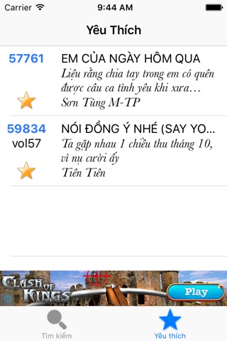 Tra Mã Số Karaoke Việt Nam screenshot 2