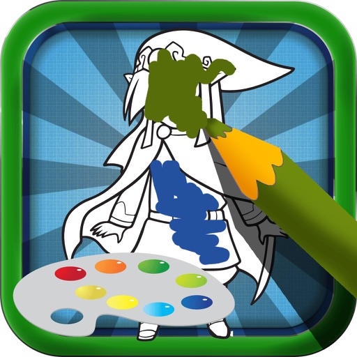 Color Book Game for Kids: Zelda Edition iOS App