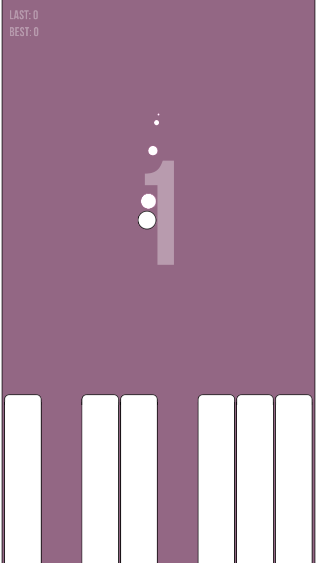 Dont FallPiano White Tiles