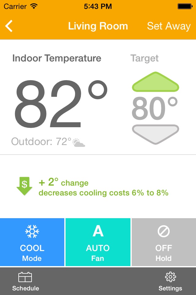 EnergyHub Thermostat screenshot 2