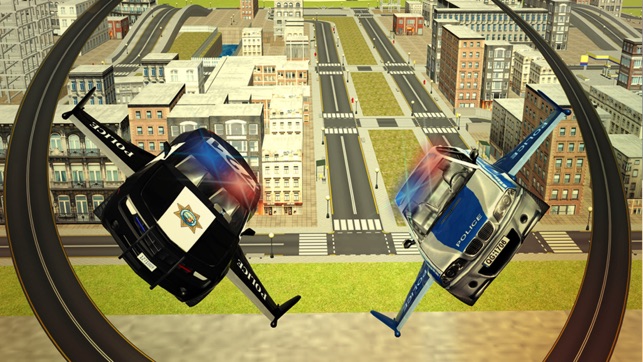 Flying Real police car driver simulator(圖2)-速報App