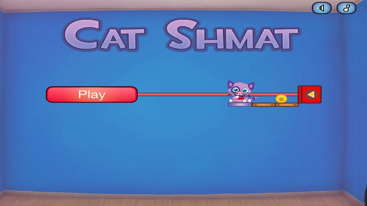 Cat Shmat - Cut the rope like Action Physics Puzzle Game screenshot-3