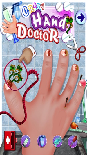 Crazy Hand & Nail Doctor Surgery - Free Kids Games(圖1)-速報App