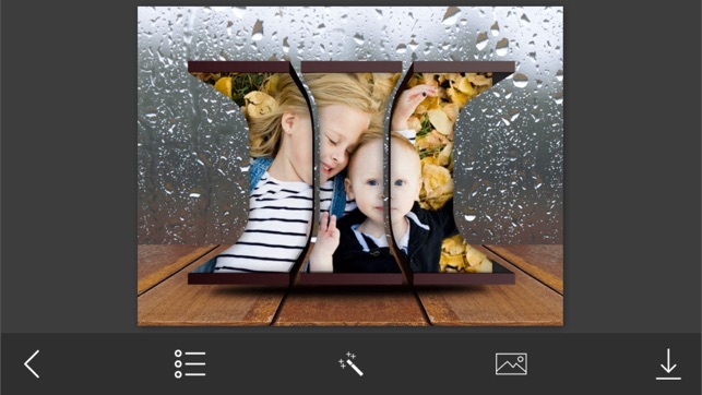 3D Rain Photo Frame - Amazing Picture Frames & Photo Editor(圖2)-速報App