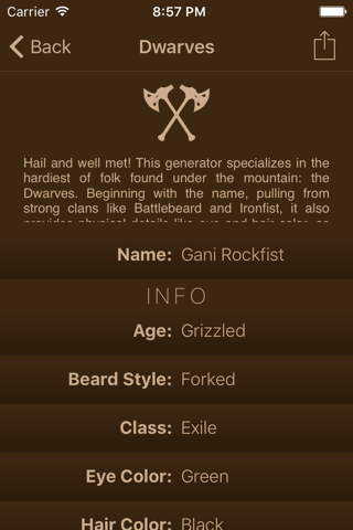 DungeonRoller - Random Stats - náhled