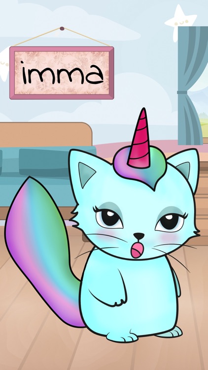 Kittycorn Virtual Pet – New animal friend for kids to take care and play screenshot-3