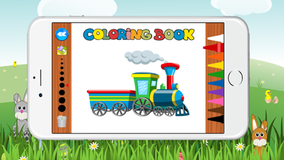 How to cancel & delete Trains Coloring Book for Kids Game from iphone & ipad 3