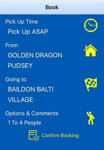 Baildon Taxis screenshot 2