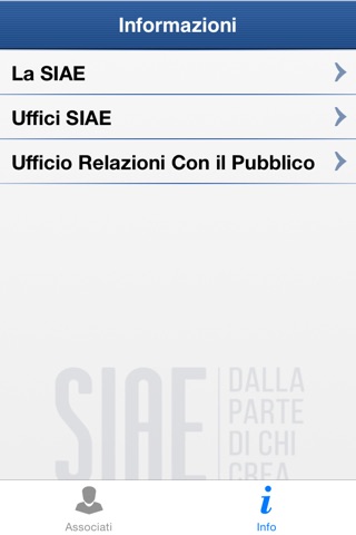 SIAE Portale screenshot 2