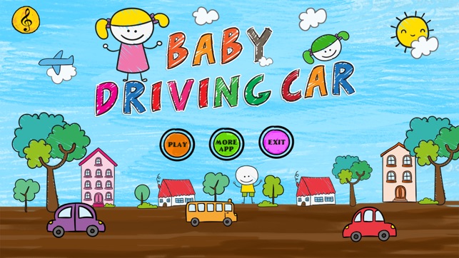 Baby Driving Car