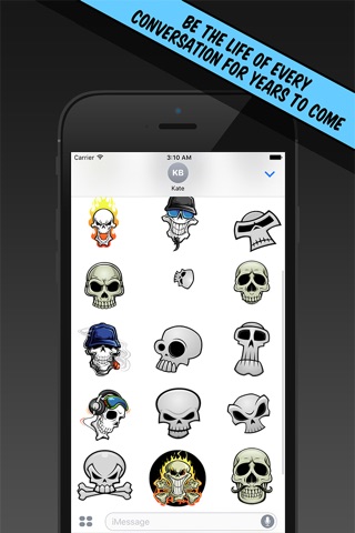 Skull Stickers screenshot 3