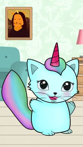 Game screenshot Kittycorn виртуальный питомец - новый друг животное для детей, чтобы заботиться и играть mod apk