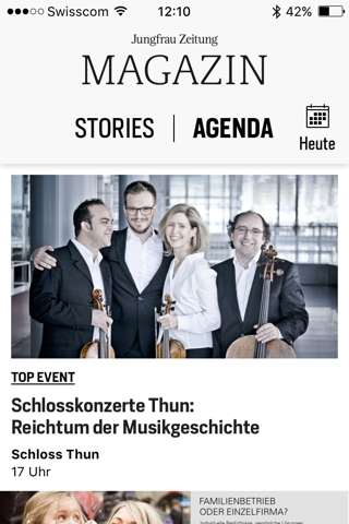 Jungfrau Zeitung Magazin screenshot 3