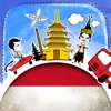 Indonesian Phrasi - Free Offline Phrasebook with Flashcards, Street Art and Voice of Native Speaker for Indonesia Travel