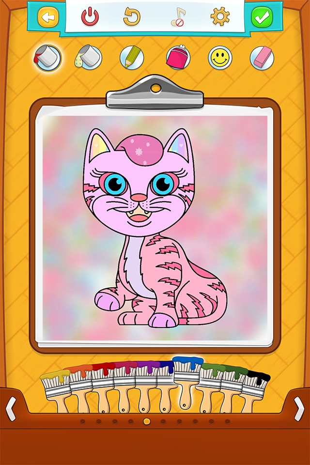 Kitty Cat Coloring Pages screenshot 2