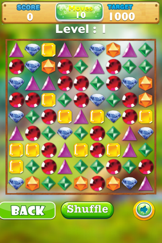 Diamond Jewels Mania Story - Free kids match puzzle game screenshot 2