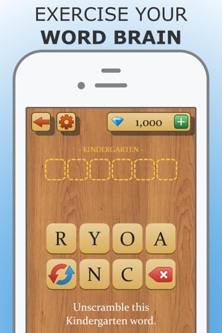Impossible Words - Toughest Word Unscrambling Puzzle Game for Brain Training screenshot 2