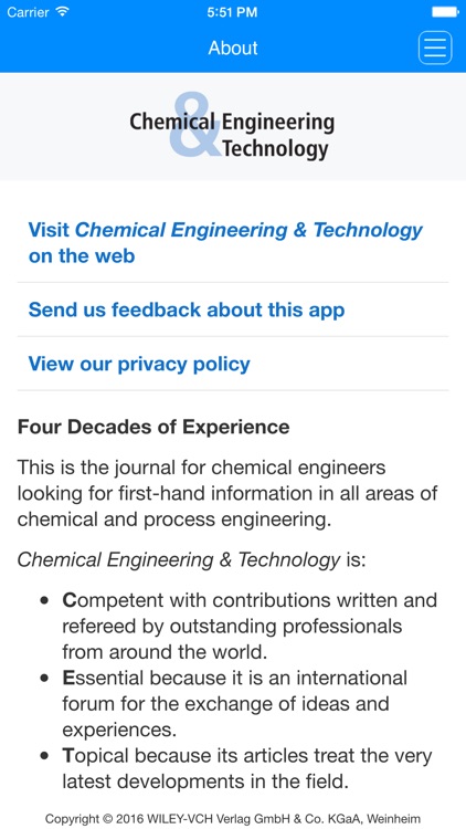 Chemical Engineering & Technology screenshot-3