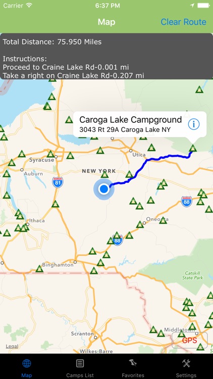 New York – Camping & RV spots