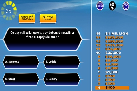 Milioner gry - Polski screenshot 2