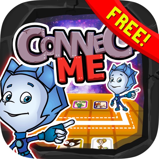 Connect Me Flow Puzzles Logic Game "for Fixies" Icon