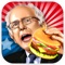 Do you have what it takes to run this burger shop and serve hungry politicians