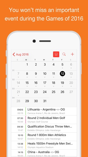 Rio Calendar 2016 (RioCal)(圖5)-速報App