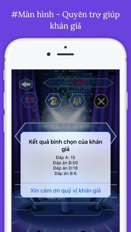 Game Show Ai Là Triệu Phú 2017 - Who wants to be a Millionaire screenshot-3