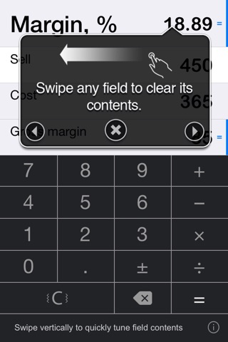 iMargin 2 -Margin Calculator screenshot 2