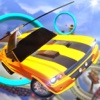 Helicopter Flying Car Stunt - Fly Muscle Car Perform Extreme Stunts & Parking