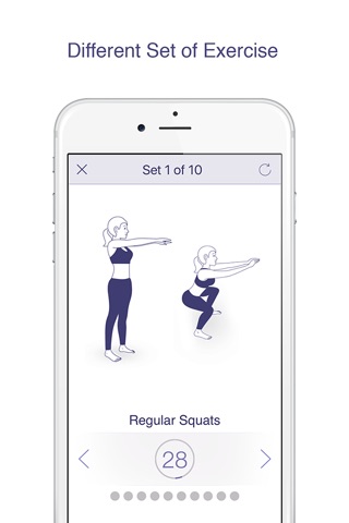 7 Minute Squat Workout ~ A perfect firm butt exercises in 7min screenshot 2