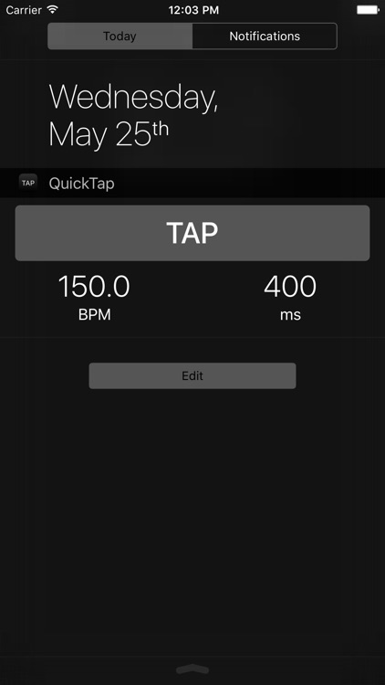 TapWidget