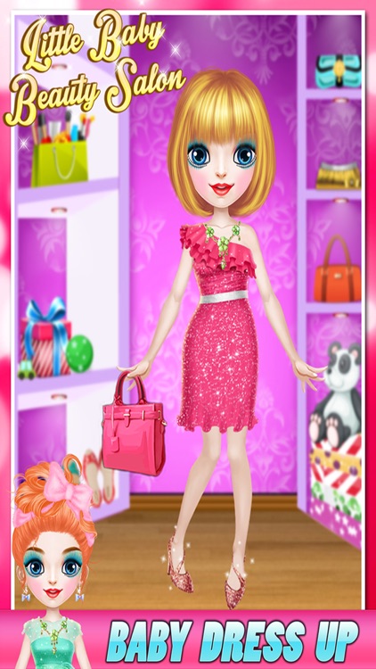 Little Baby Beauty Salon - Makeover & Make up and Dress up games for girls & Kids