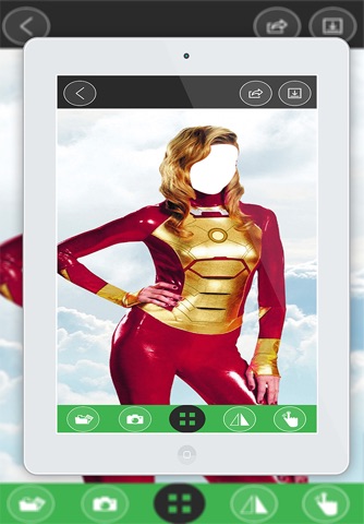 Superwoman Photo Suit- New Photo Montage With Own Photo Or Camera screenshot 2